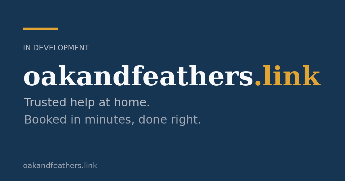 Link preview image for oakandfeathers.link